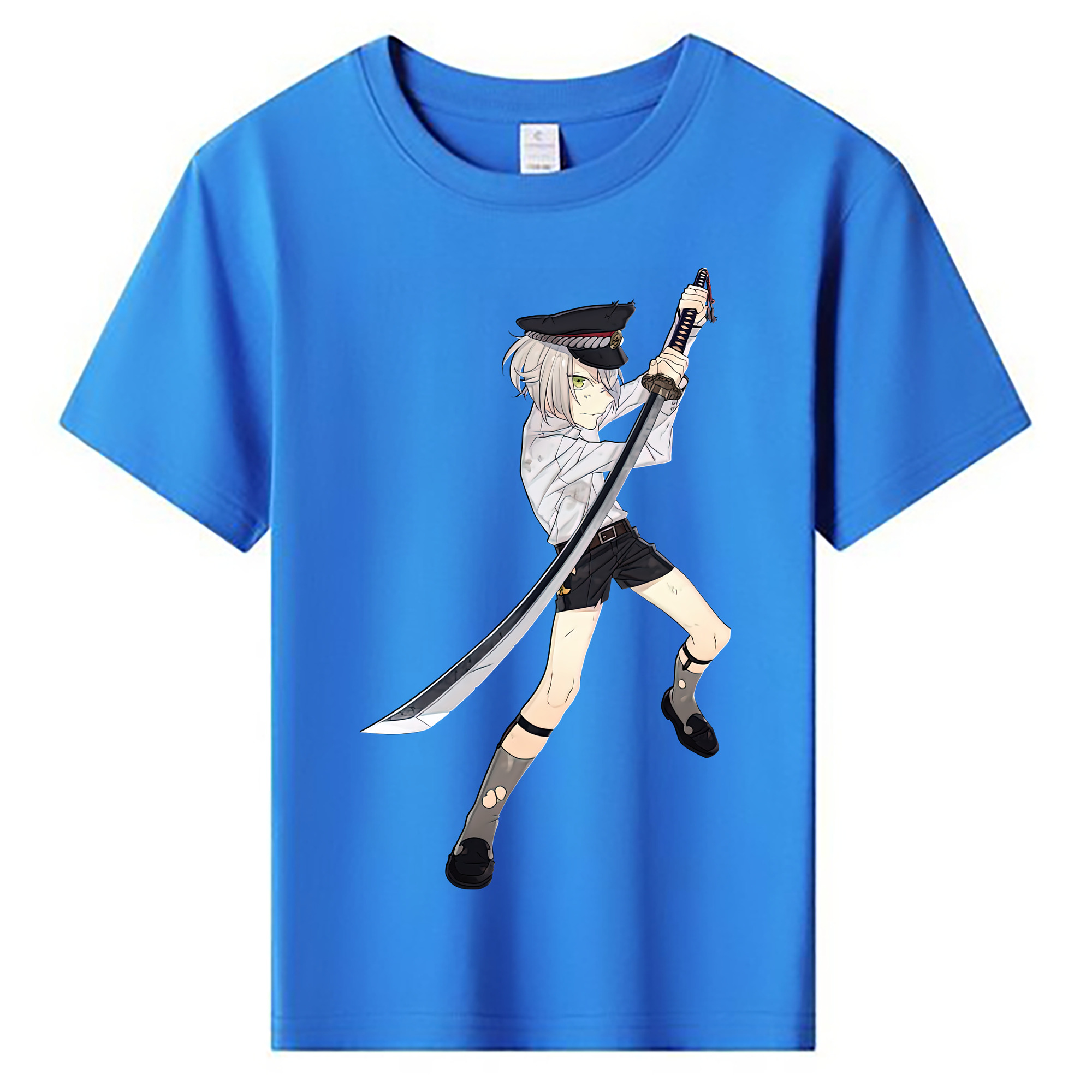 （画像用） 刀剣乱舞 Touken Ranbu 綿100％キッズTシャツ（フロントプリント）